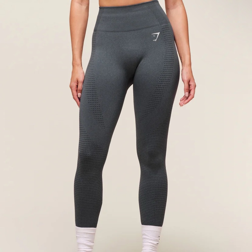 Gymshark Gray High-Waisted Leggings